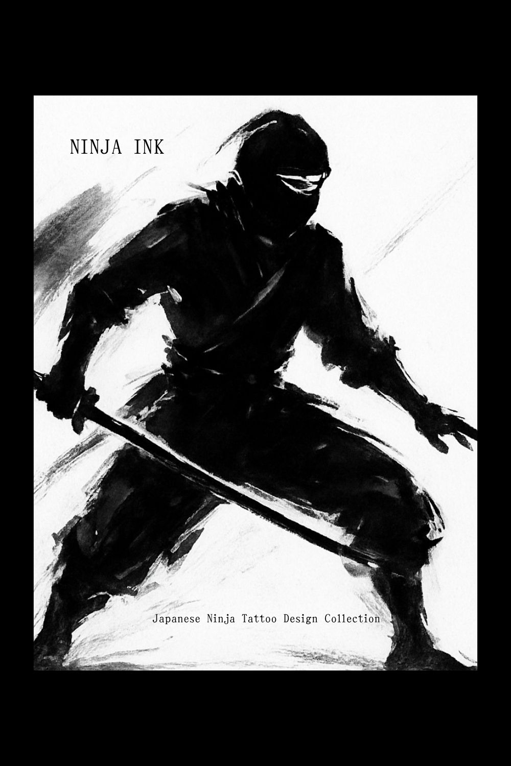 NINJA INK Japanese ninja tattoo design collection blackwork cover